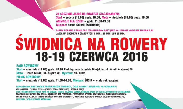 Świdnica na Rowery 2016