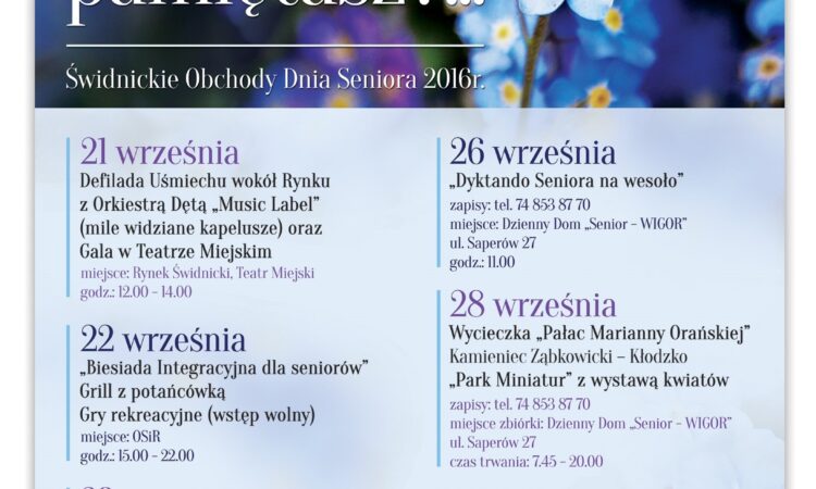 Dni Seniora 2016 w Świdnicy