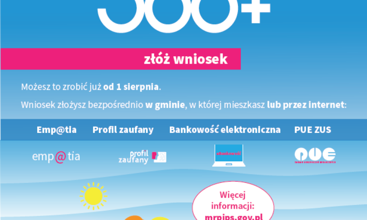 Informacje 500+/300+