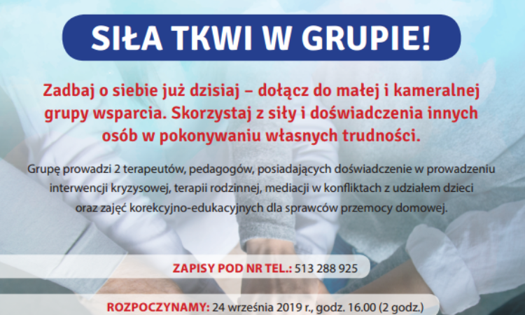 Grupa wsparcia dla osób z doświadczeniem przemocy w rodzinie