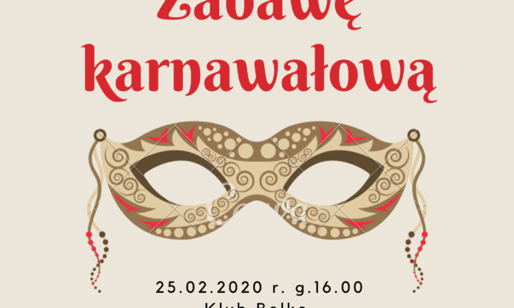 Klub Seniora: Zabawa karnawałowa