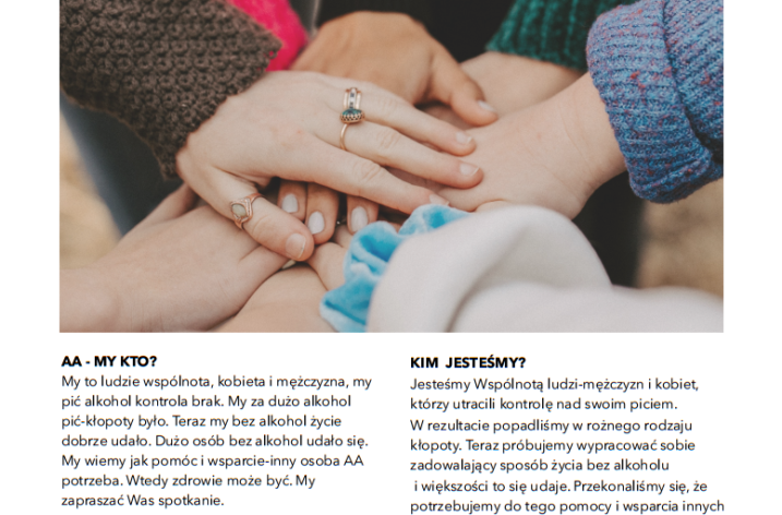 Oferta AA dla osób g/Głuchych i słabosłyszących mających problem z uzależnieniem