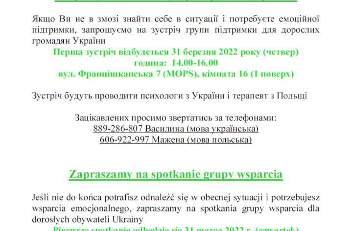 Grupa wsparcia dla obywateli Ukrainy