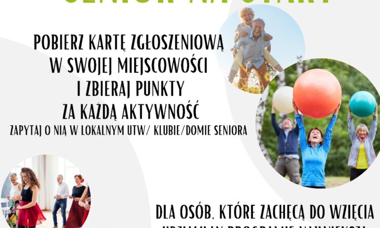 Ruszył program „Senior na start”