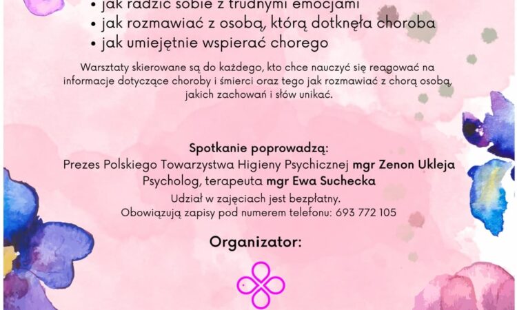 Warsztaty „Trauma w chorobie nowotworowej”
